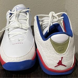 Men's Nike Jordan Nine Point Five White Red Shoes